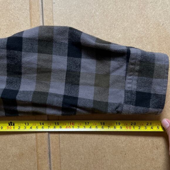 Fjall Raven Mens Skog Gray/Blue Button-Up Long Sleeve Shirt Size Large - Picture 8 of 8